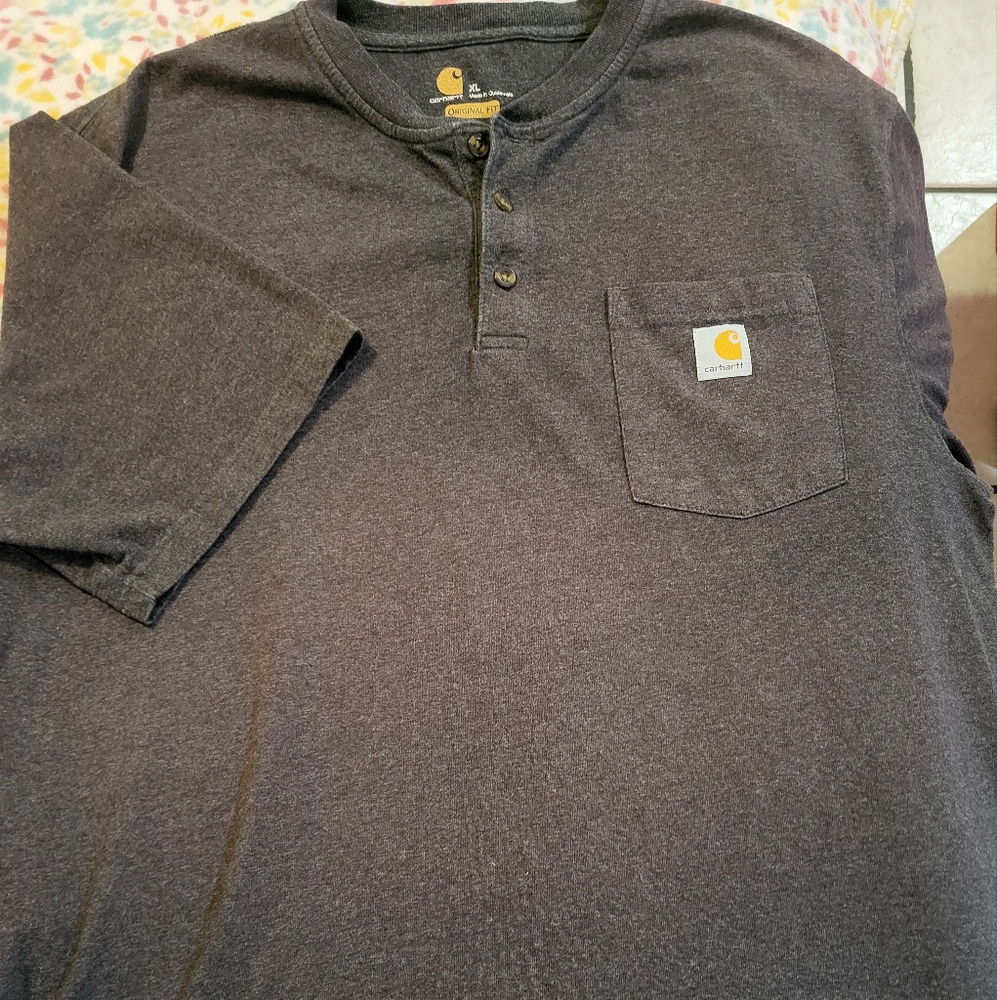 Button carhartt t shirt